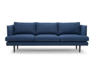 Mina Fabric Sofa, 3 Seater, Navy by Conception Living, a Sofas for sale on Style Sourcebook