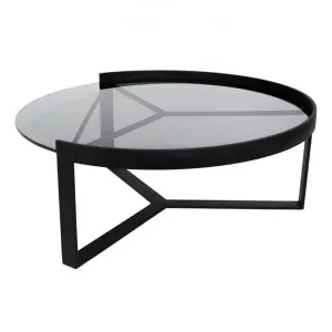 Marcel Metal & Glass Round Nesting Coffee Table, Large by Conception Living, a Coffee Table for sale on Style Sourcebook