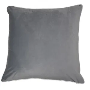 Rodeo Velvet Euro Cushion Cover, Silver by COJO Home, a Cushions, Decorative Pillows for sale on Style Sourcebook