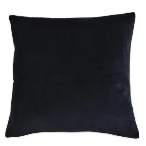 Rodeo Velvet Euro Cushion Cover, Black by COJO Home, a Cushions, Decorative Pillows for sale on Style Sourcebook