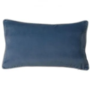 Rodeo Velvet Lumbar Cushion Cover, Ocean by COJO Home, a Cushions, Decorative Pillows for sale on Style Sourcebook