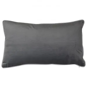 Rodeo Velvet Lumbar Cushion Cover, Silver by COJO Home, a Cushions, Decorative Pillows for sale on Style Sourcebook