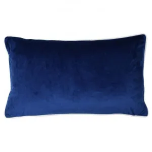 Rodeo Velvet Lumbar Cushion Cover, Navy by COJO Home, a Cushions, Decorative Pillows for sale on Style Sourcebook
