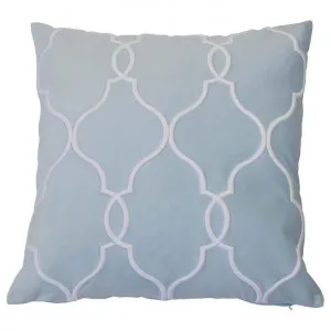 Laguna Beach Velvet Euro Cushion Cover, Powder Blue by COJO Home, a Cushions, Decorative Pillows for sale on Style Sourcebook