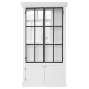 Winston Birch Timber 4 Door Display Cabinet, White by Manoir Chene, a Cabinets, Chests for sale on Style Sourcebook