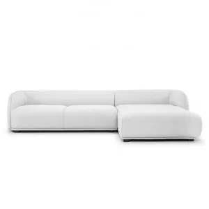 Havero Fabric Corner Sofa, 2 Seater with RHF Chaise, Light Grey by Conception Living, a Sofas for sale on Style Sourcebook
