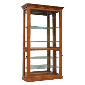 May New Zealand Pine Timber Display Cabinet, Blackwood by MATF Furniture, a Cabinets, Chests for sale on Style Sourcebook