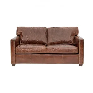 Chatham Aged Leather Sofa, 2 Seater, Cigar by Affinity Furniture, a Sofas for sale on Style Sourcebook