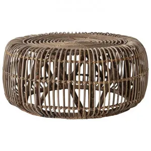 Dixie Rattan Round Coffee Table, 85cm, Natural by Casa Bella, a Coffee Table for sale on Style Sourcebook