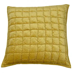 Audrey Velvet Euro Cushion Cover, Gold by COJO Home, a Cushions, Decorative Pillows for sale on Style Sourcebook