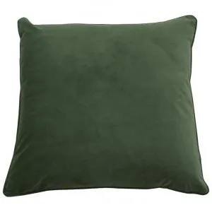 Bondi Velvet Euro Cushion Cover, Olive by COJO Home, a Cushions, Decorative Pillows for sale on Style Sourcebook