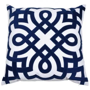 Byron Velvet & Cotton Scatter Cushion Cover, Navy by COJO Home, a Cushions, Decorative Pillows for sale on Style Sourcebook