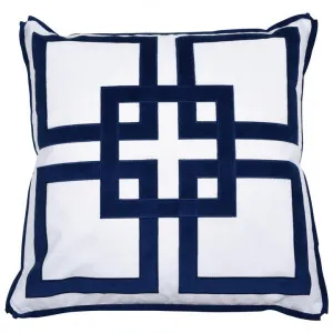 Kirribilli Velvet & Cotton Scatter Cushion Cover, Navy by COJO Home, a Cushions, Decorative Pillows for sale on Style Sourcebook