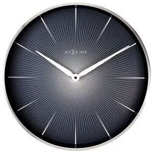 NeXtime 2 Seconds Metal Frame Wall Clock, 40cm, Black by NexTime, a Clocks for sale on Style Sourcebook