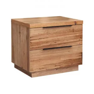 Nelson Wormy Chestnut Timber Bedside Table by ELITEFine Home, a Bedside Tables for sale on Style Sourcebook