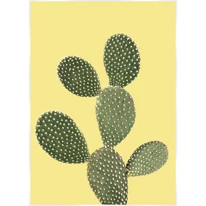 Bold Cactus Canvas Wall Art Print, Prickly Pear Sunshine, 140cm by Superb Lifestyles, a Artwork & Wall Decor for sale on Style Sourcebook