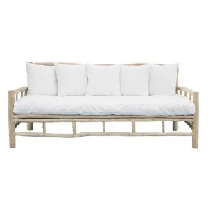 Bermuda Rustic Timber Sofa with Cushions, 3 Seater by Florabelle, a Sofas for sale on Style Sourcebook