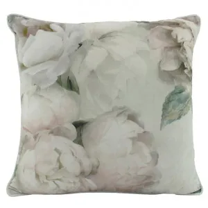 White Peony Velvet Scatter Cushion by NF Living, a Cushions, Decorative Pillows for sale on Style Sourcebook