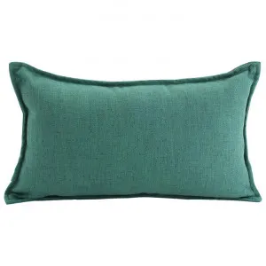 Farra Linen Lumbar Cushion, Green by NF Living, a Cushions, Decorative Pillows for sale on Style Sourcebook