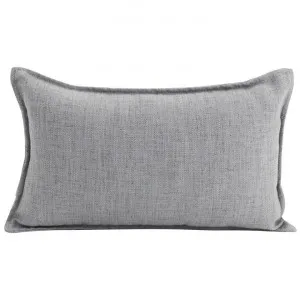 Farra Linen Lumbar Cushion, Light Grey by NF Living, a Cushions, Decorative Pillows for sale on Style Sourcebook