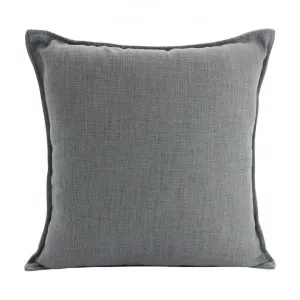 Farra Linen Euro Cushion, Dark Grey by NF Living, a Cushions, Decorative Pillows for sale on Style Sourcebook