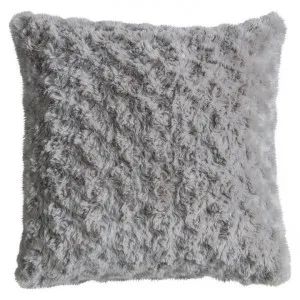 Walon Faux Fur Scatter Cushion, Grey by Kilburn & Scott, a Cushions, Decorative Pillows for sale on Style Sourcebook