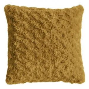 Walon Faux Fur Scatter Cushion, Ochre by Kilburn & Scott, a Cushions, Decorative Pillows for sale on Style Sourcebook
