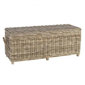 Aubusson Rattan Storage Trunk by Vignette Home, a Coffee Table for sale on Style Sourcebook