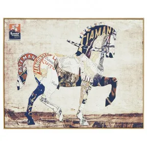 Kerr Framed Canvas Wall Art, Regal Horse, 136cm by Superb Lifestyles, a Artwork & Wall Decor for sale on Style Sourcebook