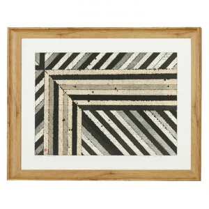 Sorcha Framed Canvas Wall Art, Linear Movement, 85cm by Superb Lifestyles, a Artwork & Wall Decor for sale on Style Sourcebook