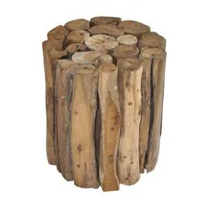 Tropica Woody Commercial Grade Reclaimed Teak Log Accent Stool / Side Table by Superb Lifestyles, a Side Table for sale on Style Sourcebook