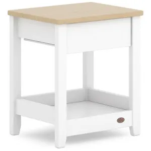 Boori Linear Wooden Bedside Table, Barley White / Almond by Boori, a Bedside Tables for sale on Style Sourcebook