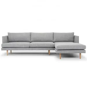 Mina Fabric Corner Sofa, 2 Seater with RHF Chaise, Graphite Grey by Conception Living, a Sofas for sale on Style Sourcebook