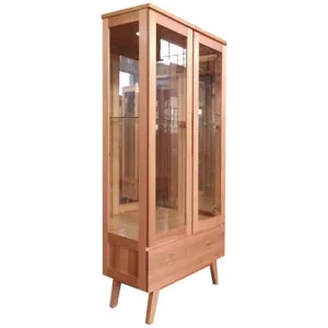 Wade Tasmanian Oak Display Cabinet by OZW Furniture, a Cabinets, Chests for sale on Style Sourcebook
