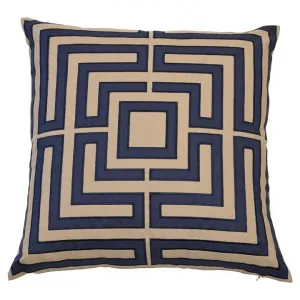 Acapulco Fabric Indoor / Outdoor Scatter Cushion Cover, Navy / Khaki by COJO Home, a Cushions, Decorative Pillows for sale on Style Sourcebook