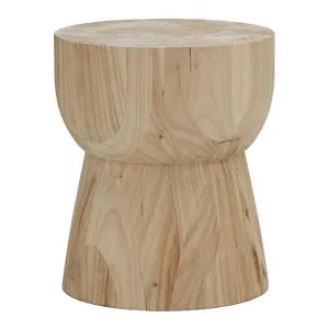 Corky Mindi Wood Eggcup Stool / Side Table, Natural by FLH, a Side Table for sale on Style Sourcebook