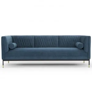 Coriole Fabric Sofa, 3 Seater, Dusty Blue by Conception Living, a Sofas for sale on Style Sourcebook