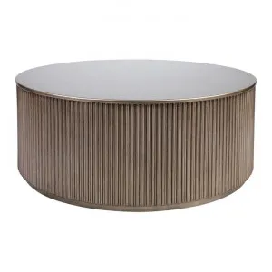 Nomad Round Coffee Table, 90cm, Antique Gold by Cozy Lighting & Living, a Coffee Table for sale on Style Sourcebook