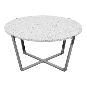 Preston Terrazzo Top Round Coffee Table, 90cm by Ingram Designer, a Coffee Table for sale on Style Sourcebook