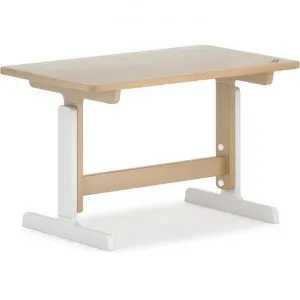Boori Tidy Wooden Adjustable Learning Table, 80cm, Barley White / Almond by Boori, a Kids Chairs & Tables for sale on Style Sourcebook