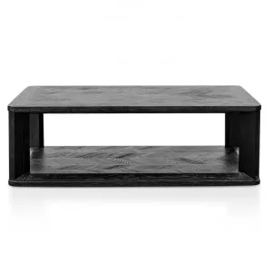 Otway Reclaimed Elm Timber Coffee Table, 120cm, Black by Conception Living, a Coffee Table for sale on Style Sourcebook
