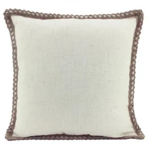 Belrose Linen Scatter Cushion, Beige by NF Living, a Cushions, Decorative Pillows for sale on Style Sourcebook
