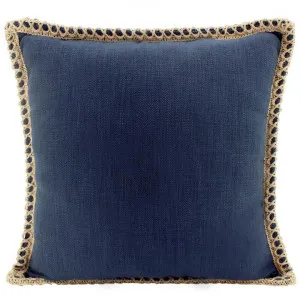 Belrose Linen Scatter Cushion, Navy by NF Living, a Cushions, Decorative Pillows for sale on Style Sourcebook