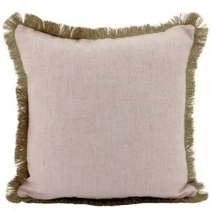 Farra Fringed Linen Scatter Cushion, Pink by NF Living, a Cushions, Decorative Pillows for sale on Style Sourcebook