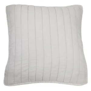 ED By Ellen Degeneres Marmont Cotton Euro Pillowcase, Oyster by ED By Ellen Degeneres, a Cushions, Decorative Pillows for sale on Style Sourcebook