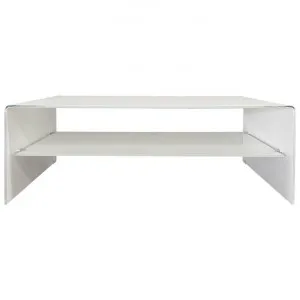Glacier Glass Coffee Table, 120cm, White by MY Room, a Coffee Table for sale on Style Sourcebook