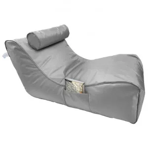 Panama Fabric Indoor / Outdoor Bean Bag Cover, Silver by Mio Lusso, a Bean Bags for sale on Style Sourcebook