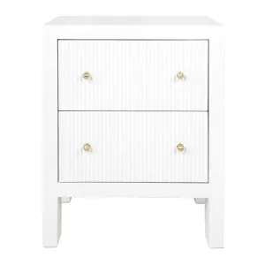 Ariana Bedside Table, Small, White by Cozy Lighting & Living, a Bedside Tables for sale on Style Sourcebook