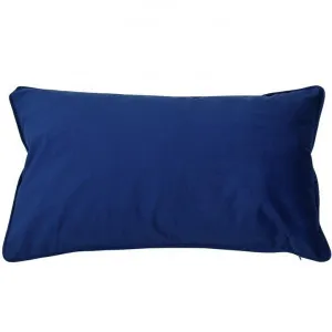 Bondi Velvet Lumbar Cushion Cover, Navy by COJO Home, a Cushions, Decorative Pillows for sale on Style Sourcebook