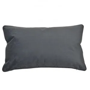 Bondi Velvet Lumbar Cushion Cover, Grey by COJO Home, a Cushions, Decorative Pillows for sale on Style Sourcebook